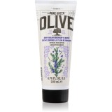 Korres Pure Greek Olive &amp; Rosemary Flower crema de corp hidratanta cu ulei de masline 200 ml