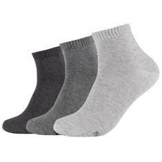 șosete Skechers 3PPK Basic Quarter Socks SK42004-9300 gri