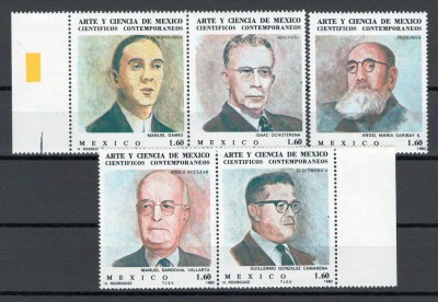 Mexic 1982 MNH - Personalitati mexicane, nestampilat foto