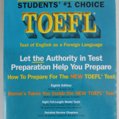 TOEFL , HOW TO PREPARE FOR THE TEST , BARRON 'S STUDENTS NO. 1 CHOICE ,1996