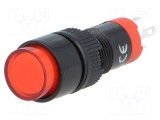 Comutator ONPOW acţionat prin apăsare Poz: 2 SPDT 0,5A/250VAC IP40