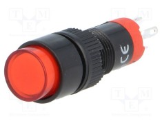 Comutator ONPOW acţionat prin apăsare Poz: 2 SPDT 0,5A/250VAC IP40