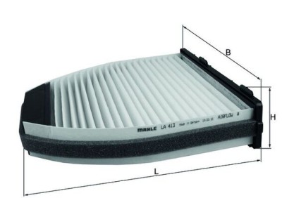 MAHLE LA 413 Filtru, aer habitaclu foto