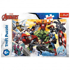 PUZZLE TREFL 100 MARVEL AVENGERS PUTEREA RAZBUNATORILOR SuperHeroes ToysZone