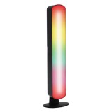 Lampă LED cu USB, Lumina Colorată și Telecomandă, 4 Moduri de Iluminare, Negru, CMCLASS