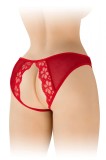 Bikini Crotchless Ambre, Rosu, S-L