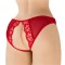 Bikini Crotchless Ambre, Rosu, S-L