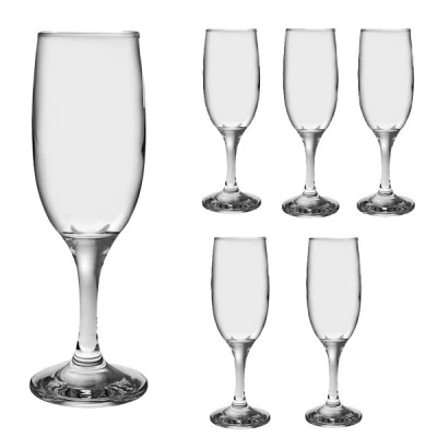 Set 24 pahare cu picior Flute sampanie Kouros 185ml 96504-SC6B4 DNC CNN1076 foto