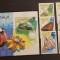 CAMBODIA MINERALE 1998 SET SI COLITA NESTAMPILAT MNH