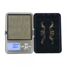 Mini Cantar pentru bijuterii, 200 g, LCD, precizie 0.01 g, Profesional, Husa