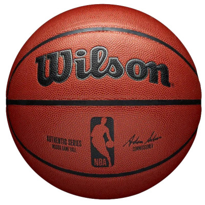 Mingi de baschet Wilson NBA Authentic Indoor Composite Ball WTB7100 portocale foto
