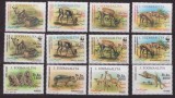 39 SOMALIA 1992 - serie completa de 12 timbre nestampilate,tematica animale,MNH