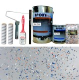 Cumpara ieftin Kit Complet Vopsea Epoxidica Gri Deschis Sporty Orange, ABW Royal