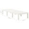 Sezlong, alb, plastic - 8