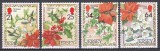 Jersey 1999 - Crăciun - Flori, MNH, Nestampilat