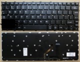 Tastatura neagra UK iluminata Toshiba KiraBook 13-AT01S