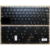 Tastatura neagra UK iluminata Toshiba KiraBook 13-AT01S