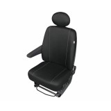 Husa scaun furgoneta transport Solid DV1, 1 loc, negru/gri