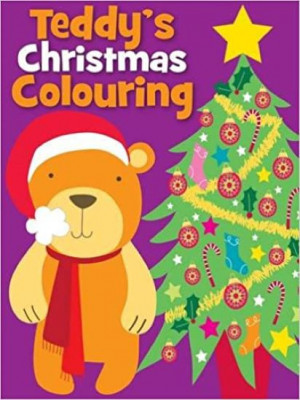 Christmas Colouring Teddy | Carly Blake foto