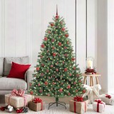 vidaXL Brad de Crăciun artificial cu ramuri articulare Verde 180 cm 3395487