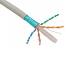 Cablu la metru FTP CAT6 PNI F06 cu 4 perechi pentru internet 1 Gigabit si sisteme de supraveghere