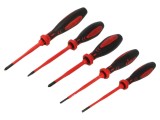 Set șurubelnițe izolate slim, Pozidriv&reg; și plată, 5 buc.