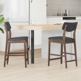 vidaXL Scaune de dining 2 pcs Maro deschis 48 x 49 x 95 cm 42020475