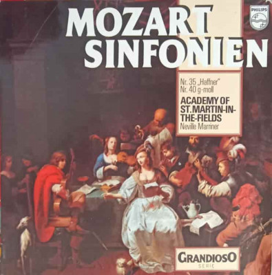 Disc vinil, LP. Mozart Sinfonien: Nr. 35 &amp;quot;Haffner&amp;quot;, Nr. 40 G-moll-Mozart, Academy Of St. Martin-In-The-Fields, N foto