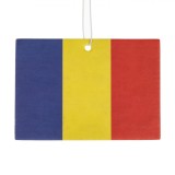 Odorizant Auto, Steag Rom&acirc;nia, Aromă Vanilie, Multicolor, Oem