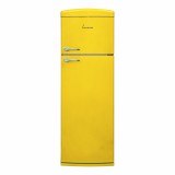 Frigider cu doua usi FDD-VRR311YLE++, Capacitate totala: 311L, Clasa energetica: E, Galben