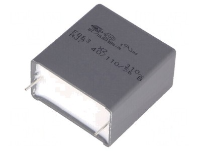 Condensator polipropilenă X2 F863 3,3uF 32x33x18mm THT foto