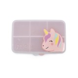 CUTIE SNACK 6 COMPARTIMENTE, MELII, PRINT UNICORN
