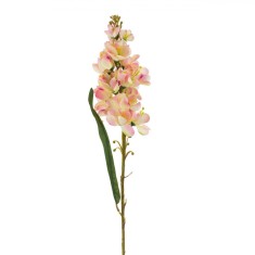 Floare Artificiala Orhidee, Tulpina Lunga, Roz Fucsia, 83cm foto
