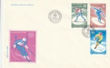 RO - FDC JOCURILE OLIMPICE DE IARNA SARAJEVO 84 ( LP 1091 ) 1984 ( 3 DIN 3 )