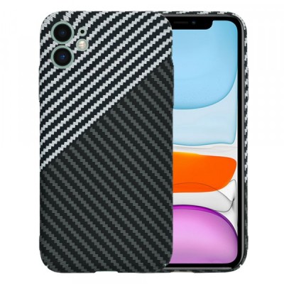 Husa pentru Apple iPhone 11, Techsuit, Carbonite FiberShell, Gri foto
