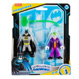 Set 2 figurine, Imaginext, DC Super Friends, Batman si Joker, HGX81