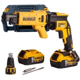DeWalt DCF620P2K - Masina de insurubat cu 2 acumulatori Li-Ion 18 V 5 Ah 30 Nm motor fara perii turatie reglabila valiza speciala accesorii