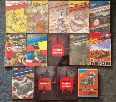 SVEN HASSEL - Set 14 volume (complet) foto