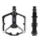 Set 2 Pedale pentru Bicicleta SPD/MTB, Aluminiu, Anti-alunecare, Rulment Etans, Waterproof, Silver/Black
