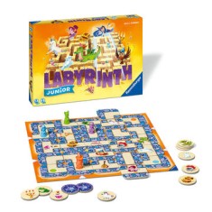 Labyrinth Junior Ravensburger, joc labirint pentru copii de la 4 ani, multilingv incl. RO