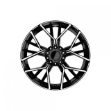 Set jante auto Kormetal R20 8.5 ET30 9.5J ET40 5x112 negru+ diamond cut Vw Seat Skoda Audi Mercedes Bmw Cupra