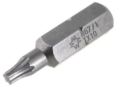 Capăt de șurubelniță Torx TX10 25mm foto