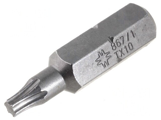 Capăt de șurubelniță Torx TX10 25mm