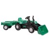 Tractor excavator cu pedale si remorca, Dolu, Ranchero, Verde
