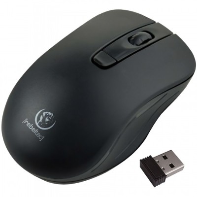 Mouse Wireless Rebeltec Star, 1600DPI, Negru foto