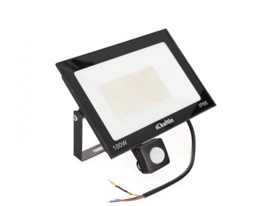 Proiector LED cu senzor de miscare, alb, 100 W, 4500K, Keltin K02017 foto