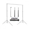 Kit pentru suport fundal studio 260cm cu stative si bara din inox, Generic