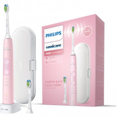 Periuta de dinti electrica Philips Sonicare ProtectiveClean 5100, roz, 2 x capuri si husa, HX6856 29 - RESIGILAT