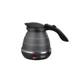 Fierbator pliabil Zilan ZLN1986 pentru voiaj, Putere 750W, Capacitate 0.5L, Protectie la supraincalzire, Baza din inox si carcasa din silicon durabil
