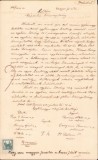 A2186 Absolutoriu teologic pentru preot ortodox rom&acirc;n, 1911, Arad, copie autentificată de epocă, 1914, Făget, județul Timiș